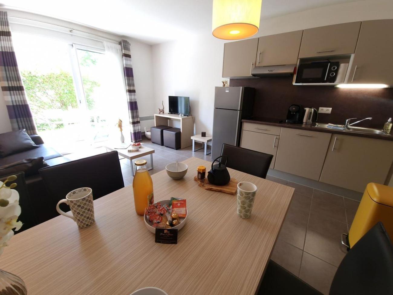 Nid D'Aven Charmante Maison, Piscine De Fevrier A Octobre 1-6P Dans Residence 阿旺桥 外观 照片